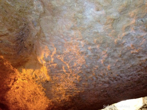 The actual rock which the Prophet ﷺ stood and then ascended to the heavens. 